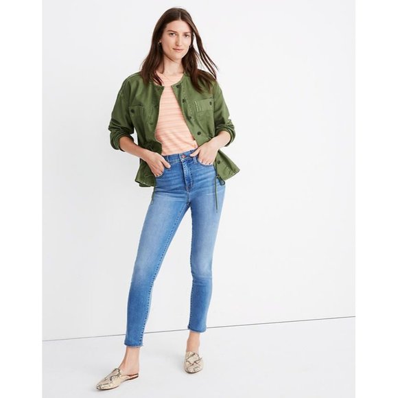 Madewell Denim - MADEWELL JEANS roadtripper crop light wash iberia super stretch high rise 32